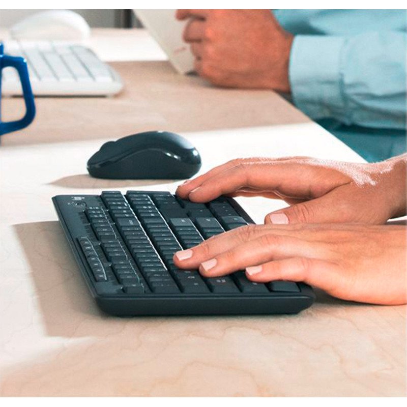Ensemble clavier souris sans fil silencieux  MK295 Logitech