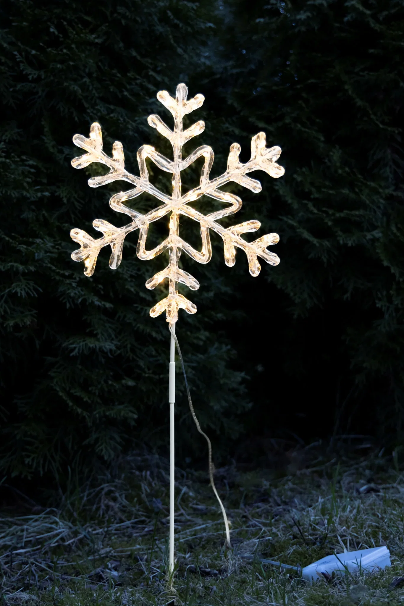 Snøkrystall på Pinne Høyde 63 cm