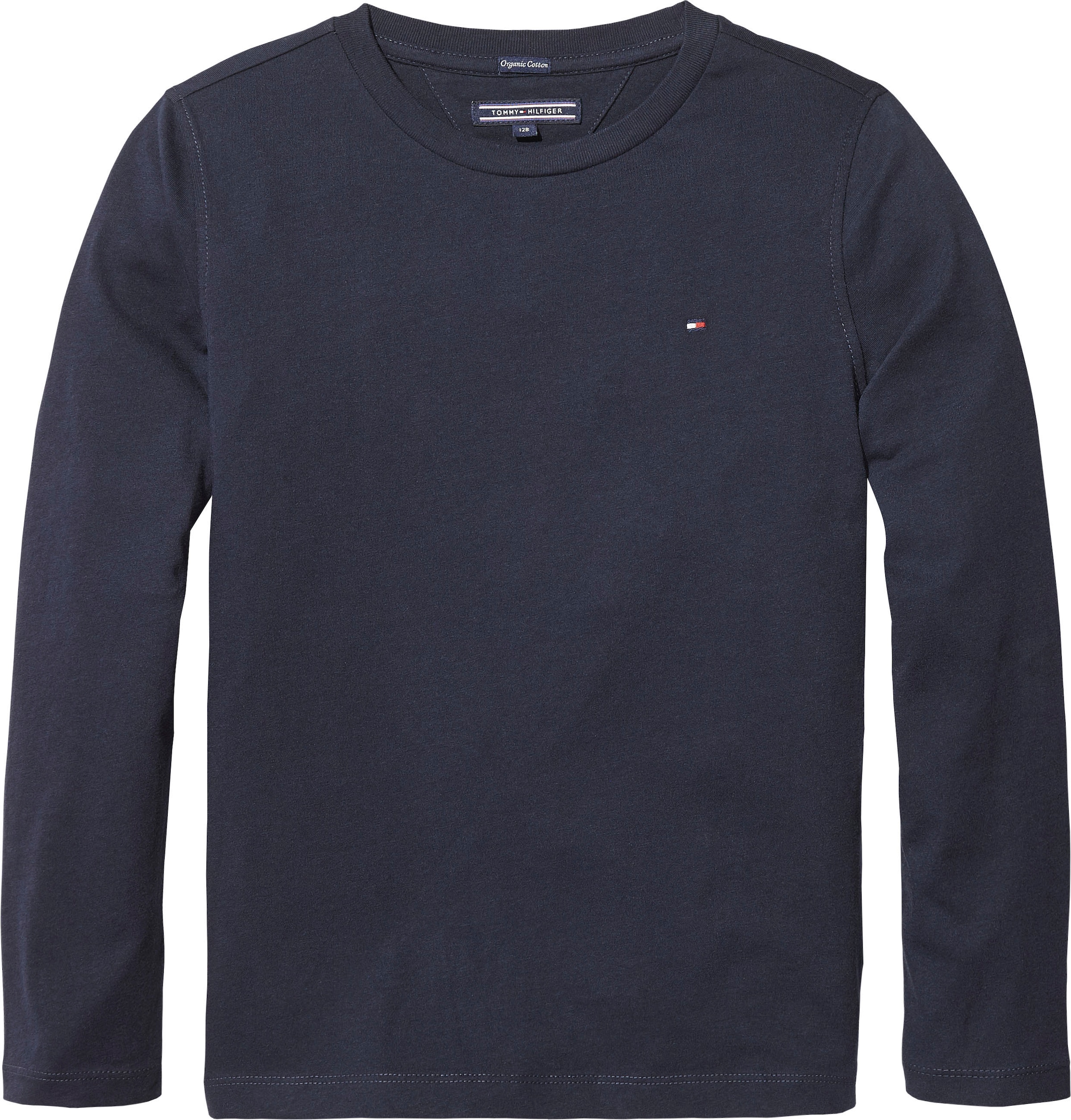 Tommy Hilfiger Langarmshirt »BOYS BASIC CN KNIT L/S«, Kinder Kids Junior MiniMe,für Jungen