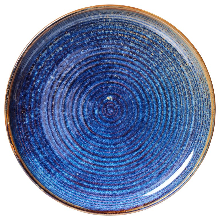HKliving Chef Ceramic dinerbord Ø26 Rustic Blue