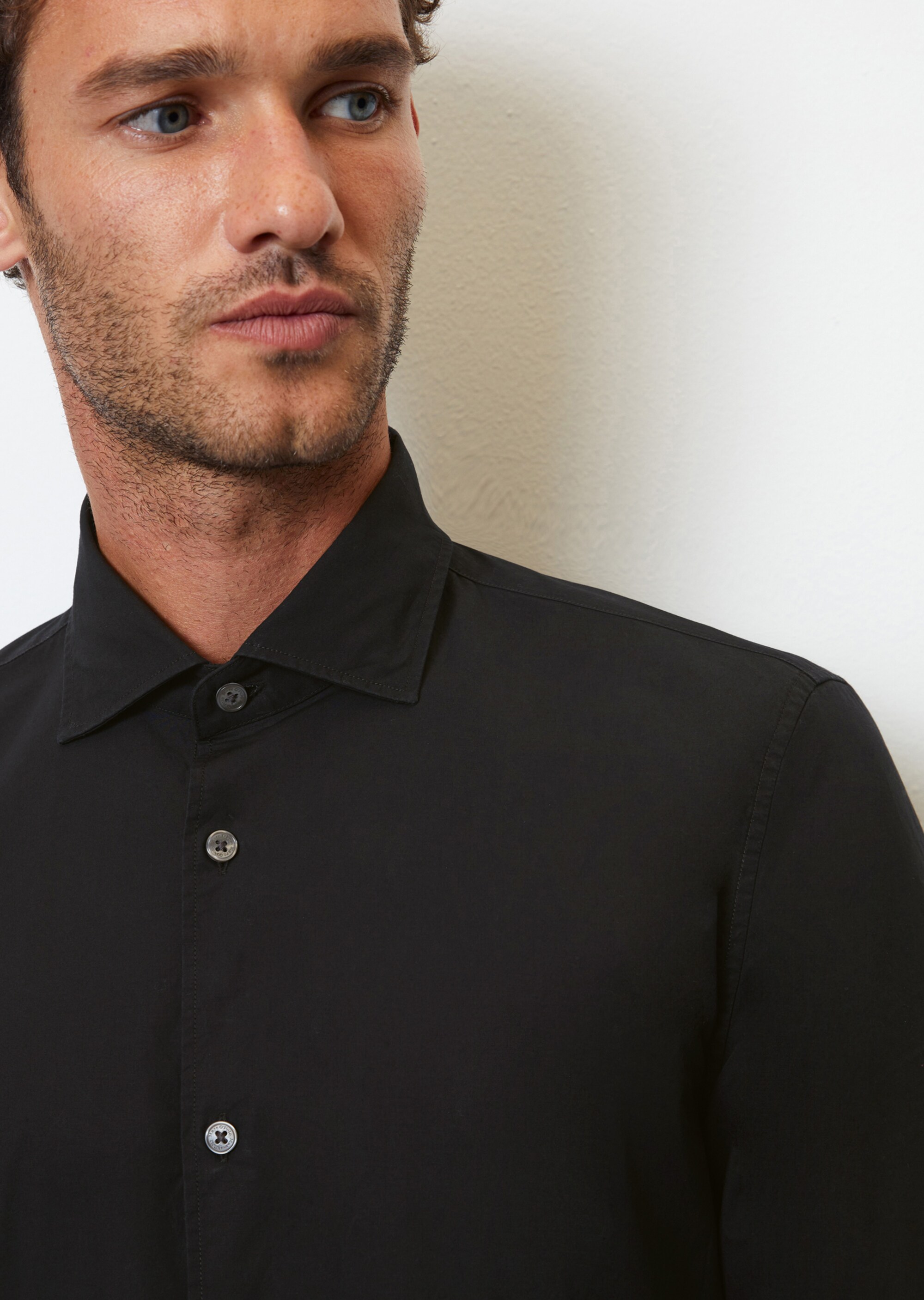 Hemd shaped aus Papertouch-Cotton-Popeline