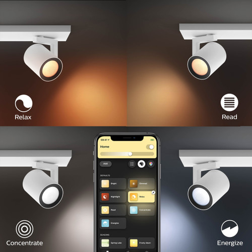 Philips Hue Argenta Opbouwspot White and Color - Wit - 1-spots