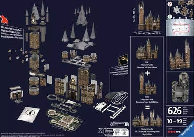 Ravensburger Harry Potter 3D-puslespill Astronomitårn 540 Brikker