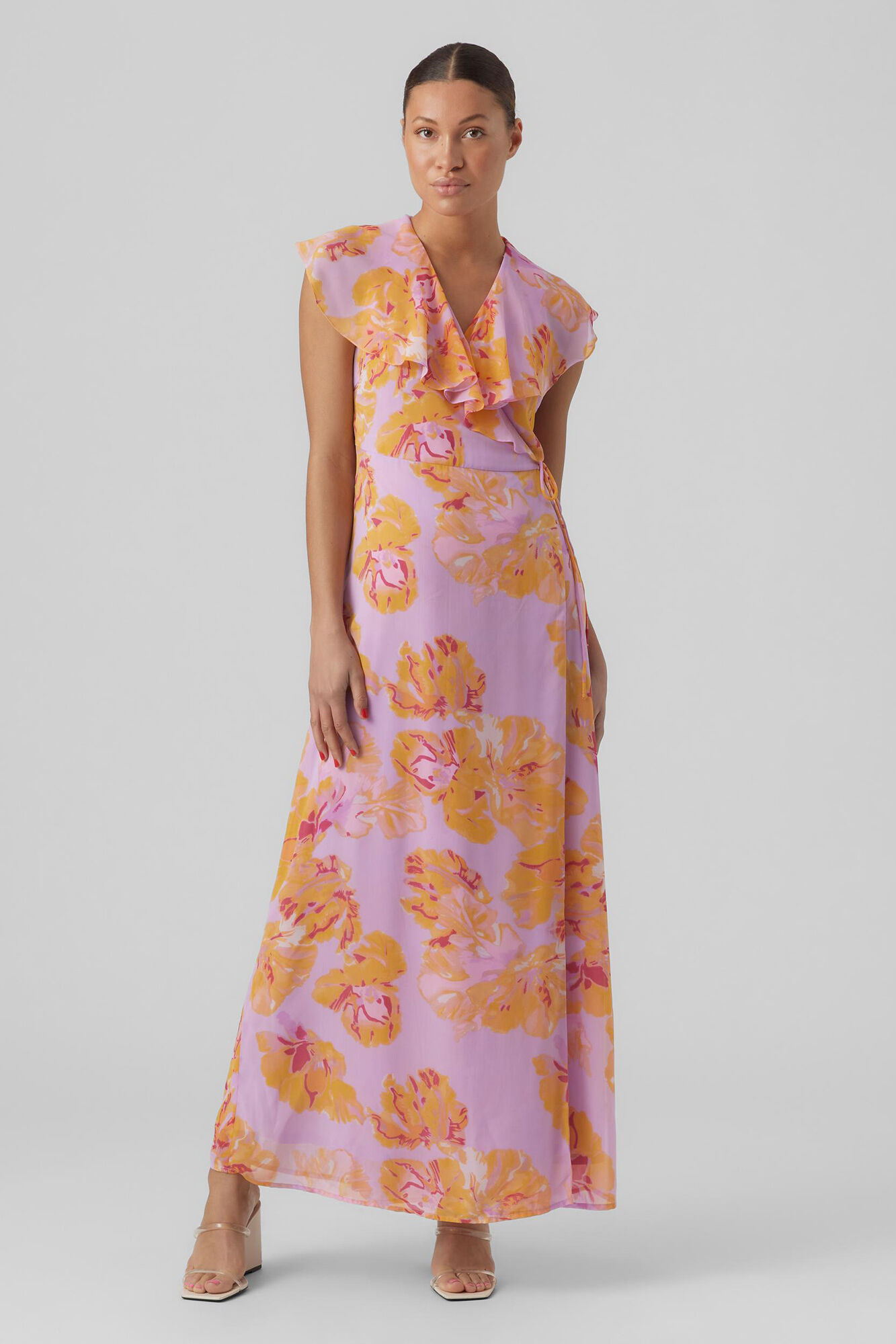 Vestido longo para ocasiões especiais - Roxo