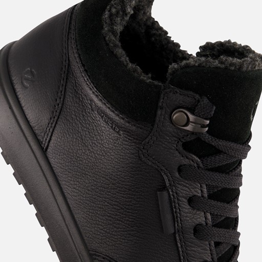 Ecco Soft 7 Tred W Veterboots zwart Leer