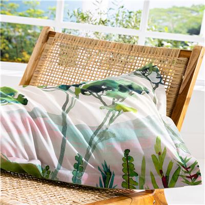 Linge de lit motif paysage - BECQUET CRÉATION