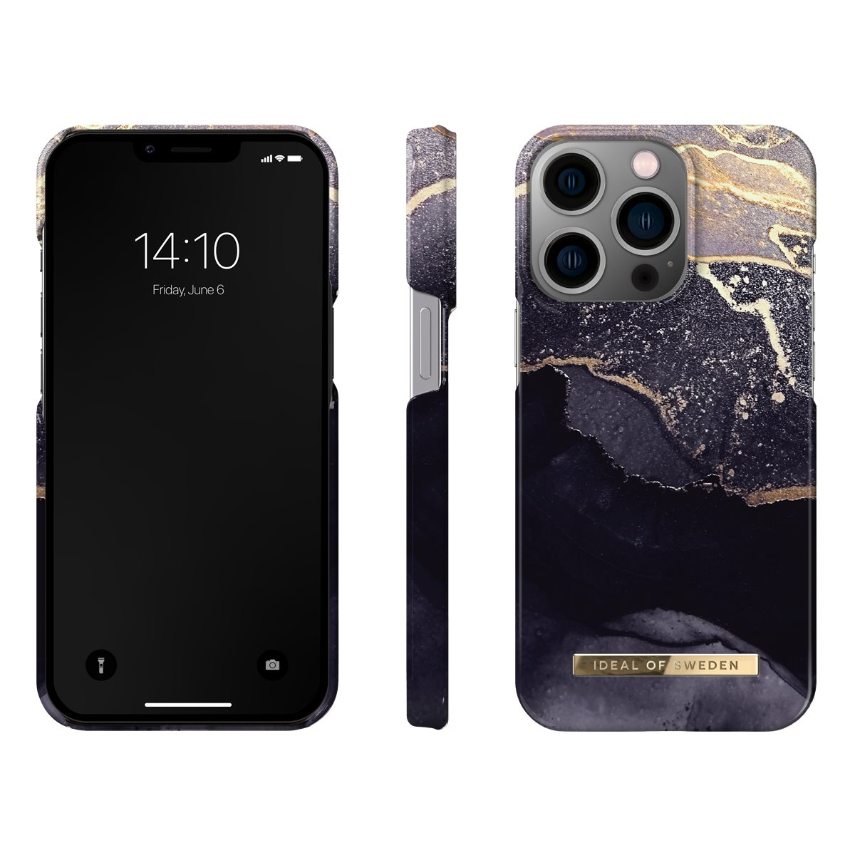 iPhone 13 Pro MagSafe Hardcase Hülle (IDFCTE22-I2161P-321) - Golden Twilight Marble