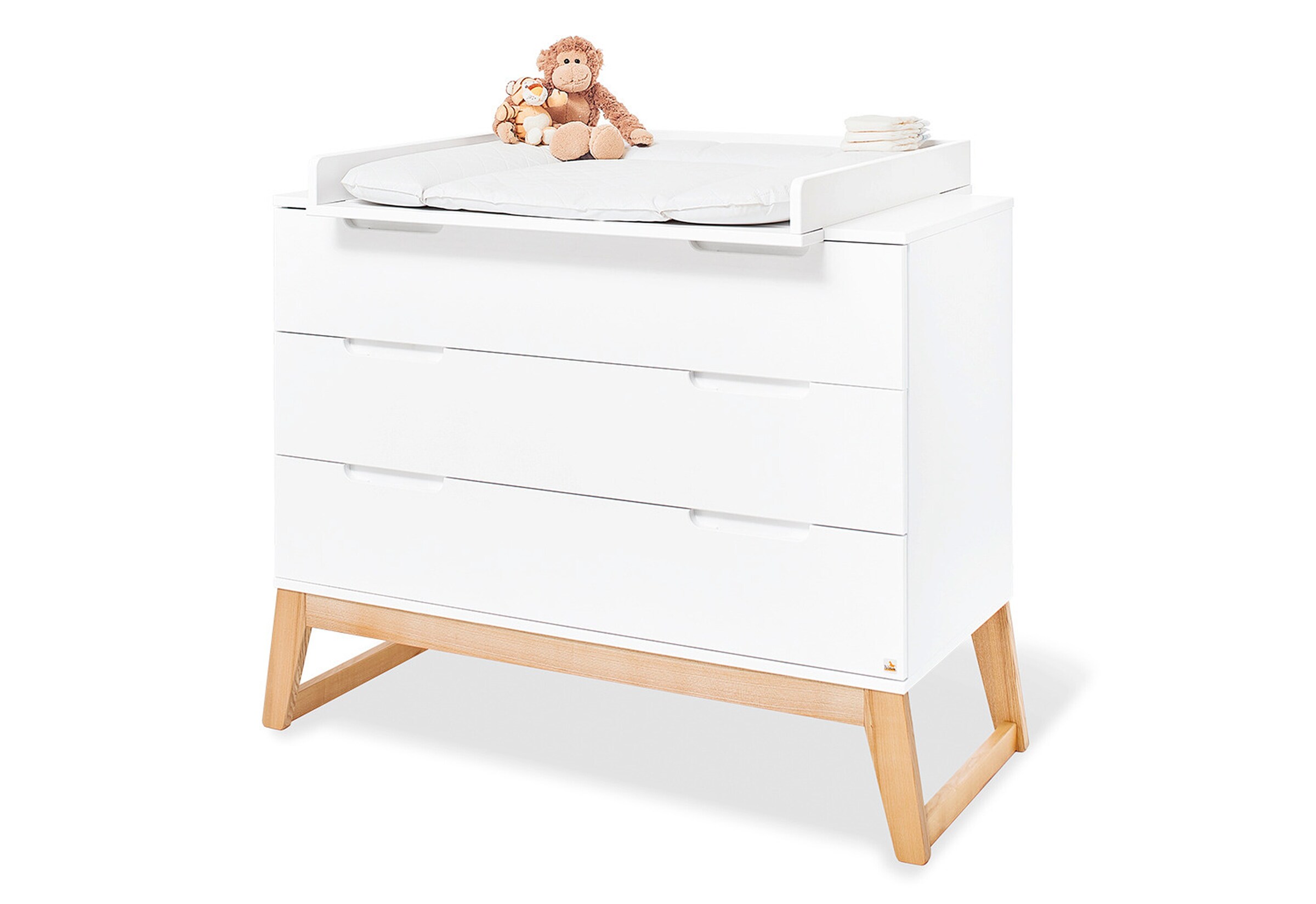 Pinolino Kinderzimmer-Set ´Bridge´ breit inkl. Wandregal, 4-tlg.