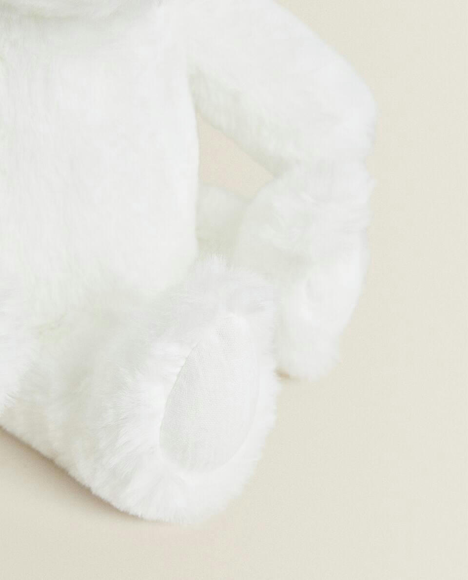 COELHINHO DE PELÚCIA BRANCO INFANTIL