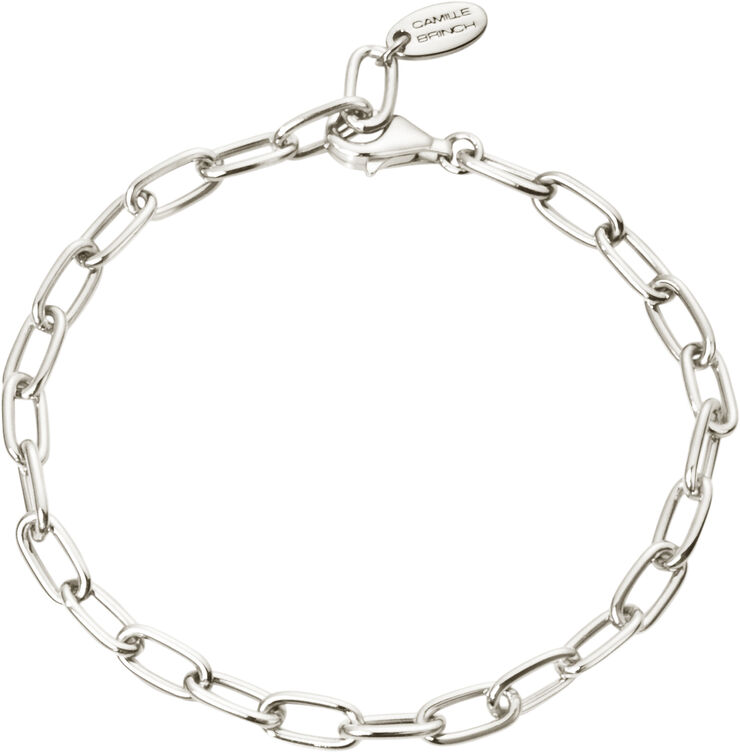 Camille Brinch Jewellery Link Puffer Bracelet Silver
