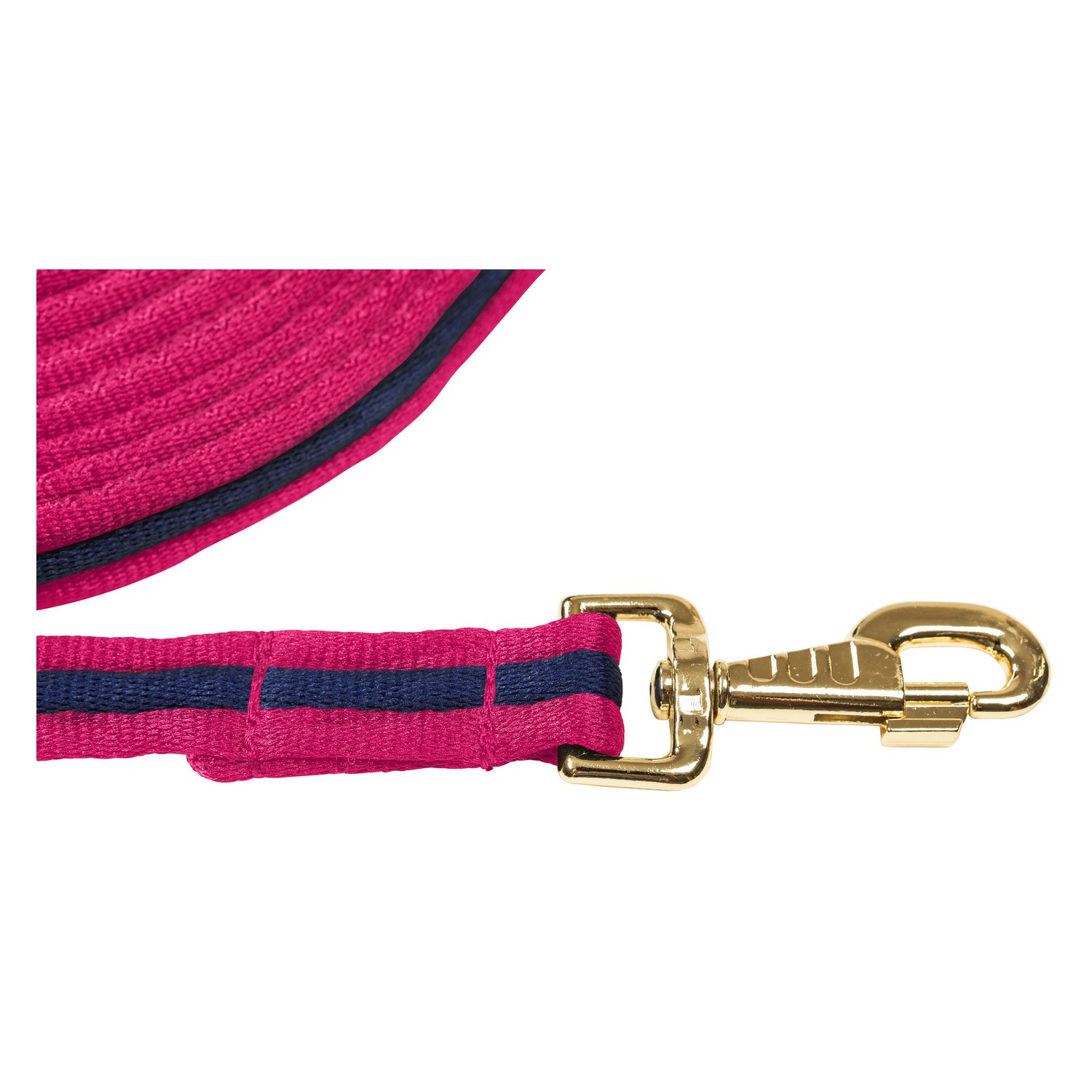Horse-friends Doppellonge Soft, 17 m  - pink/navy/pink - 17 m