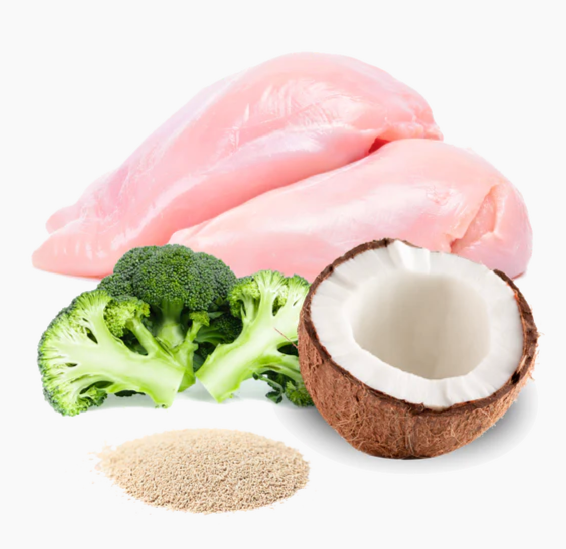 Alimento úmido orgânico para gatos com sabor de frango (100g) | com 96% de carne de frango | Sem grãos | Sem batata | Sem aditivos | Proteína única | 1 sachê de 100g
