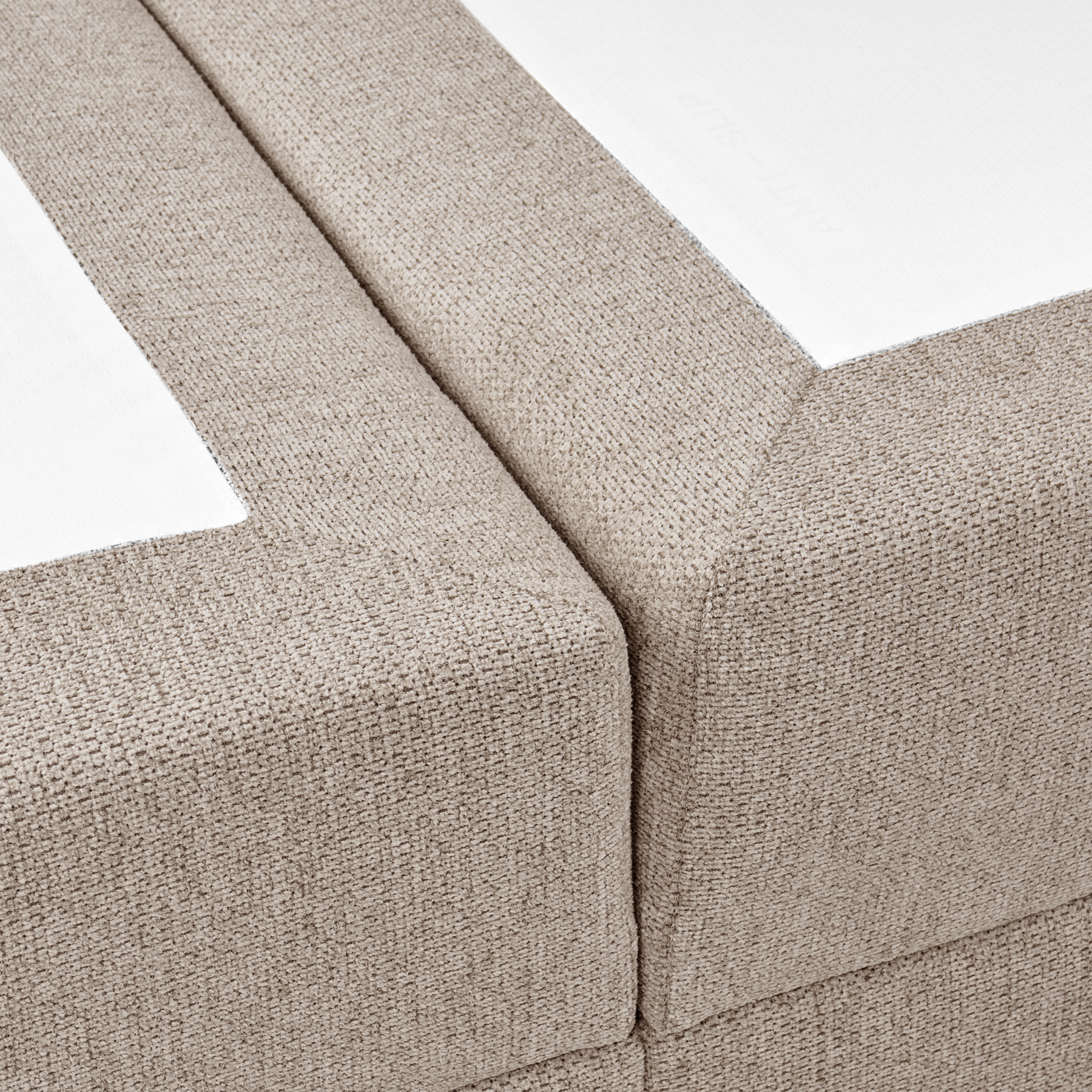 Beliani - MAJOR - Boxspring - Taupe - 160 x 200 cm - Stof