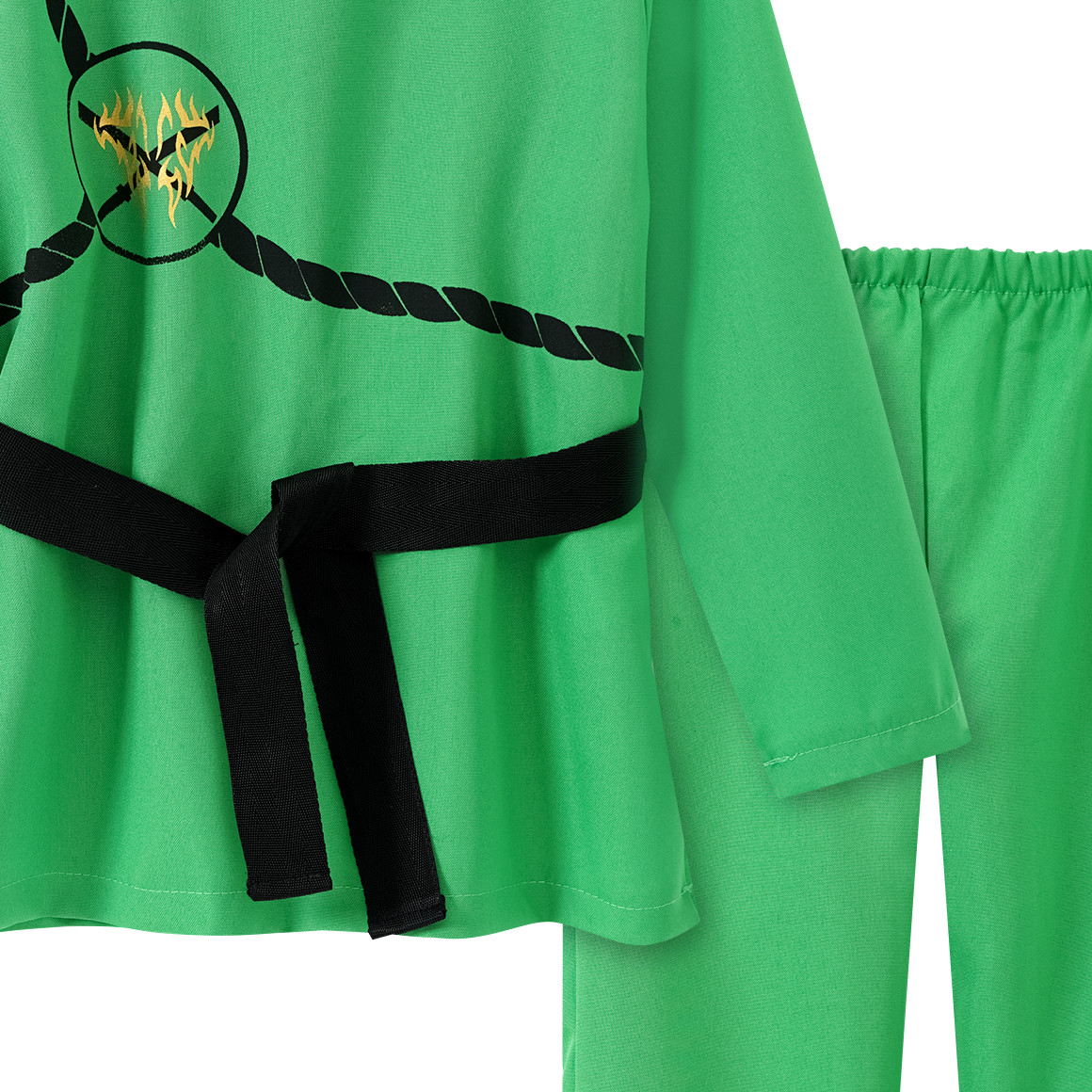 Topolino Kostüm Ninja 4-teillig grün