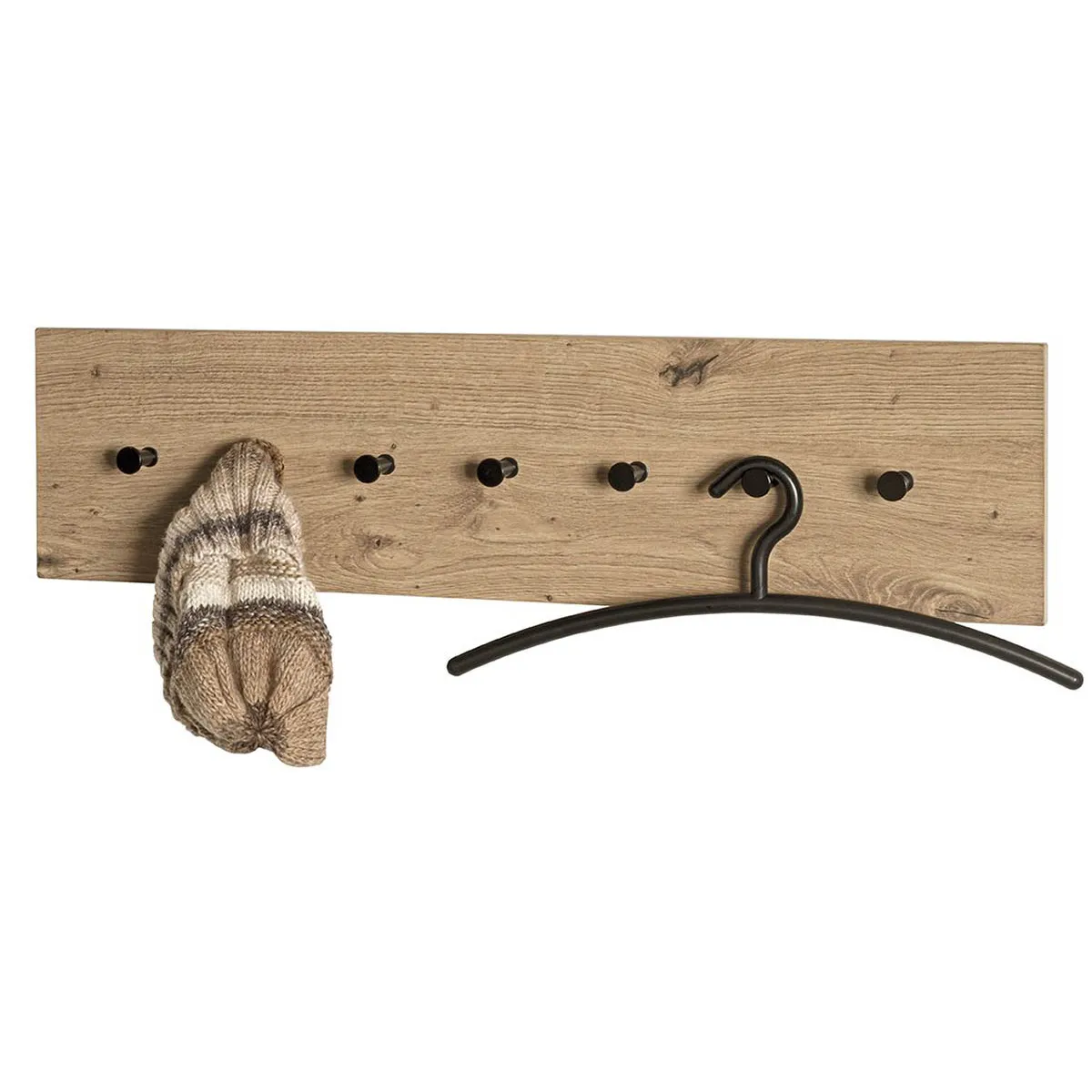 Pegane Garderobe Murale - Chêne