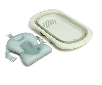 Beemoo CARE Assist Badebalje inkl. Badestøtte, Soft Green