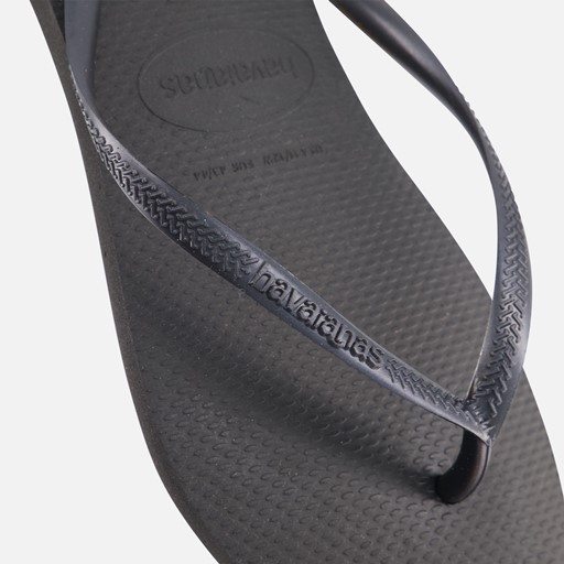 Havaianas Slim slippers zwart Rubber