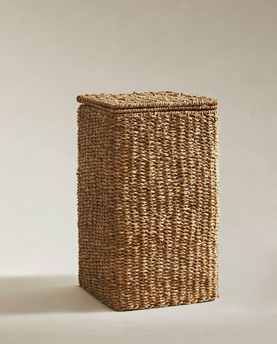 CESTO DE ROUPA TRAMADO