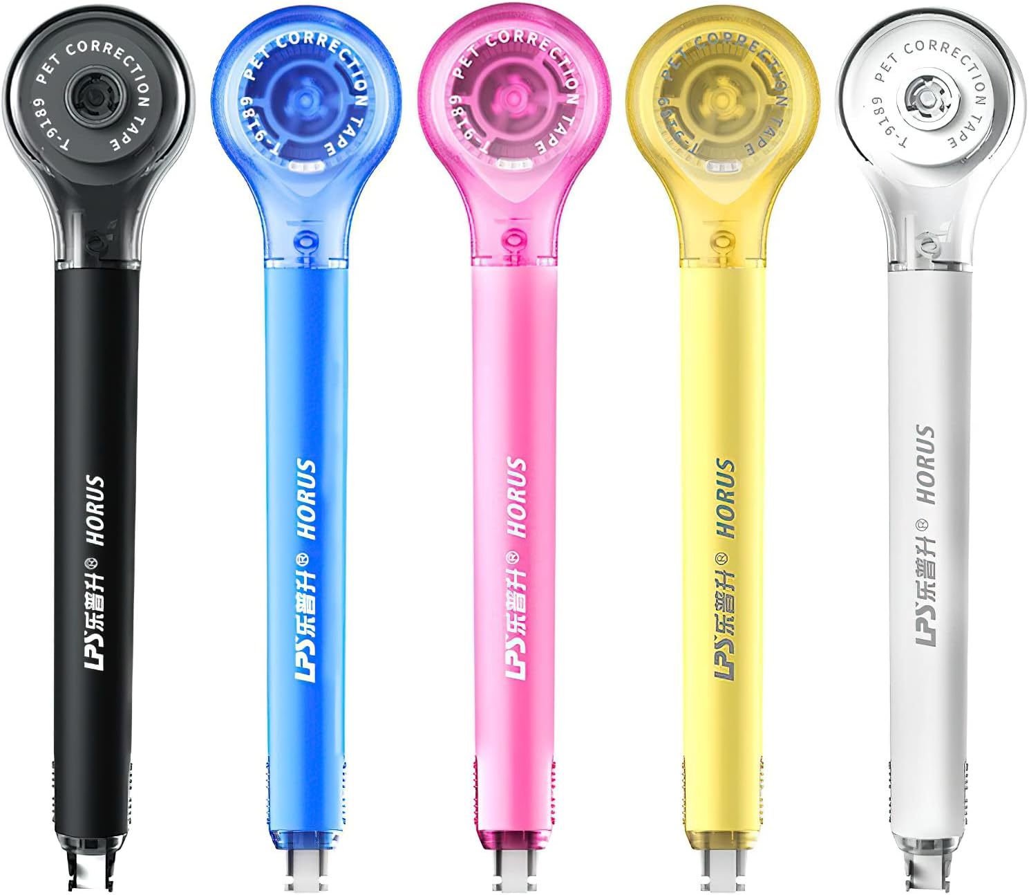 (5er Set) Korrekturroller Stift Weisse Korrekturmaus Kleberoller Tape für Schule / Büro / Studium - Assortiert