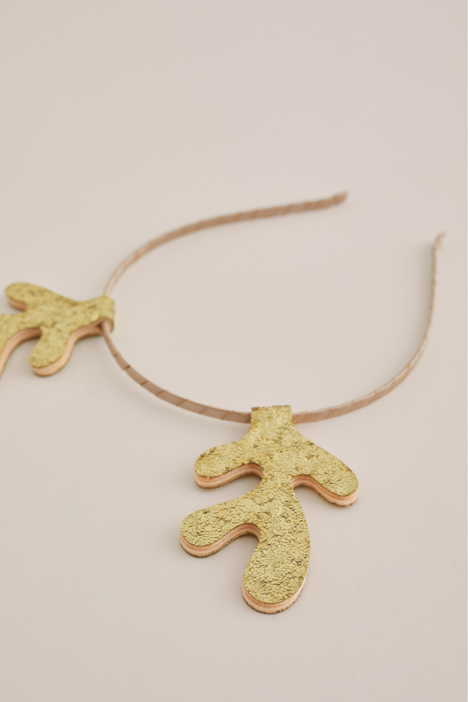 Meisjes rendier haarband WE Fashion Goud