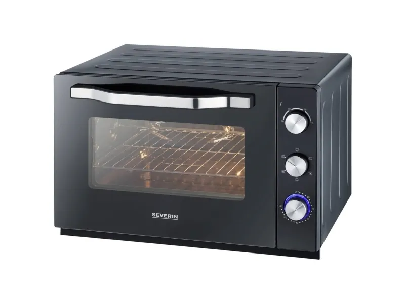 SEVERIN TO 2073 - Elektrisk ovn - konvektion - 60 liter - 2200 W - sort