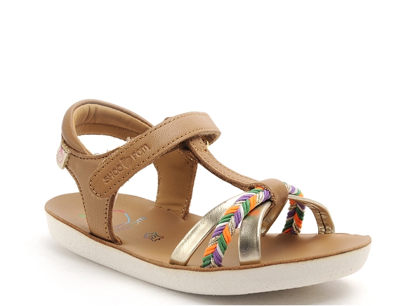 Shoo pom nu pieds enfant goa salome marron