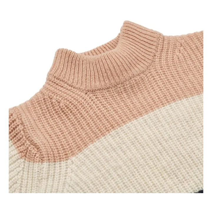 Liewood Pull Coton Bio Rayé Cali | Rose