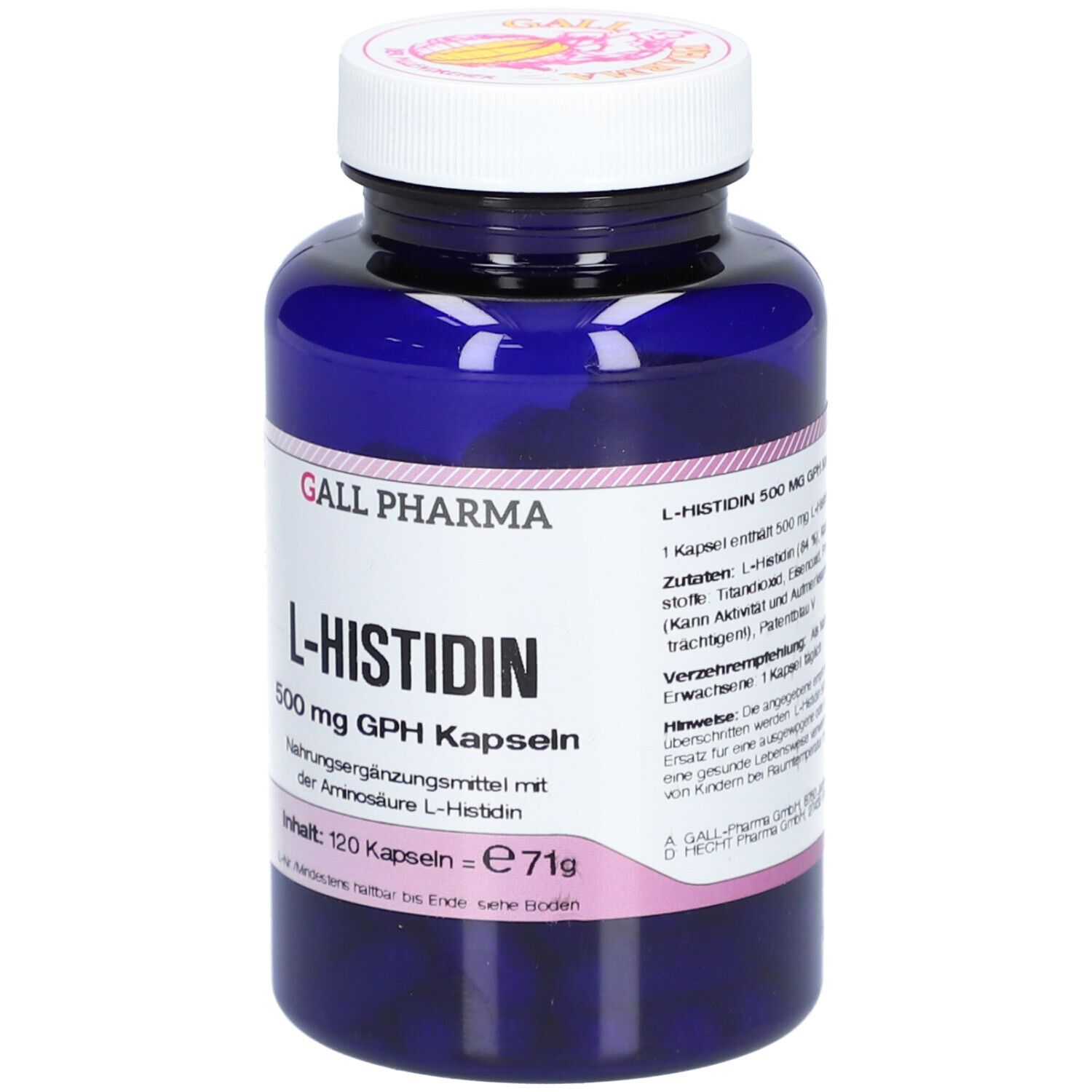 GALL PHARMA L-Histidin 500 mg GPH Kapseln