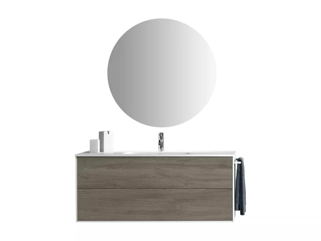 Ensemble de salle de bain 4 pièces IGEA chêne cendré