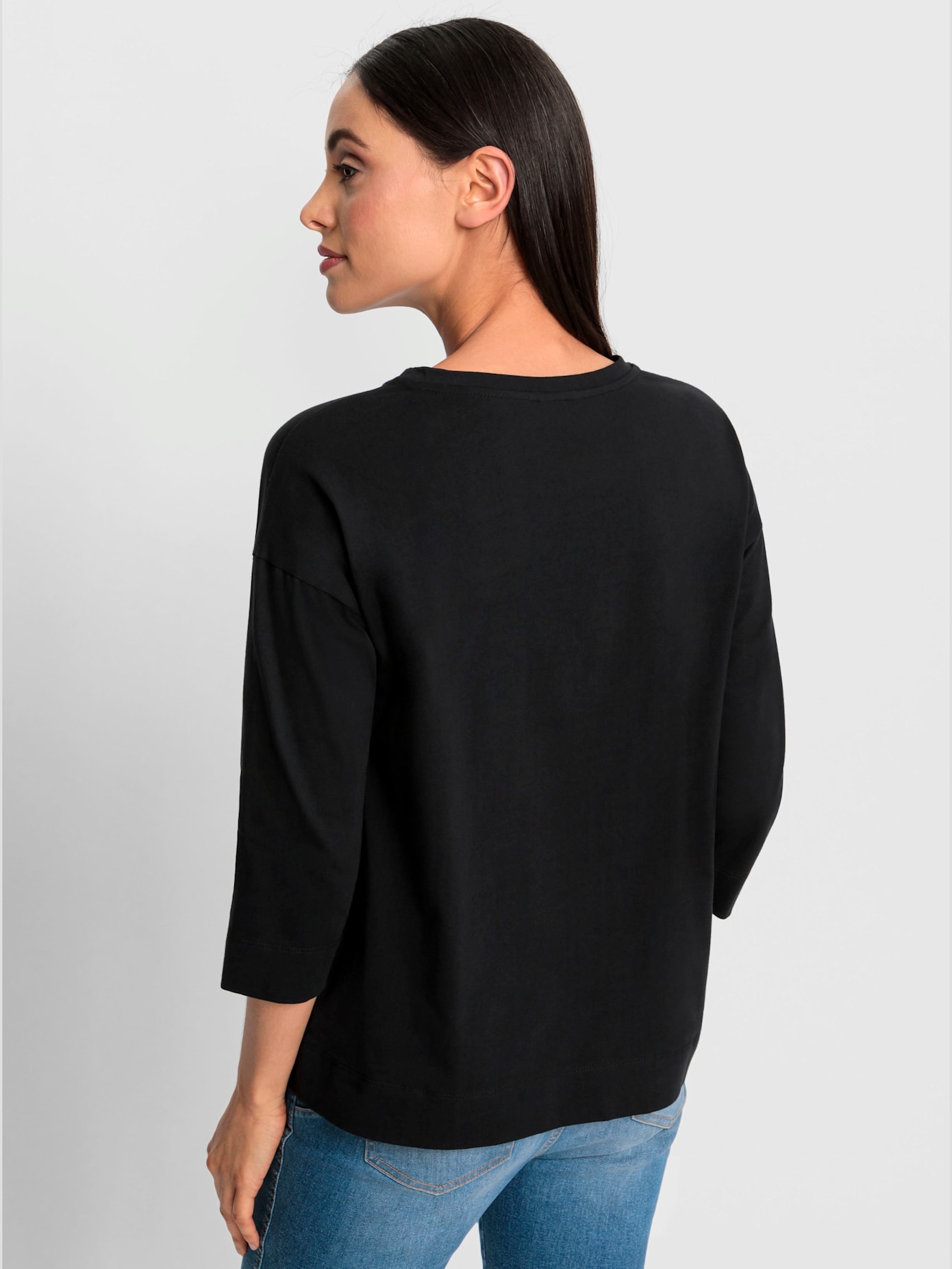 T-shirt joli imprimé feuille devant
