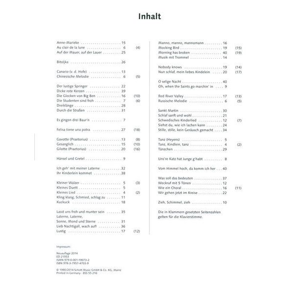 Schott Spiel Spaß Spielbuch Sopran 1