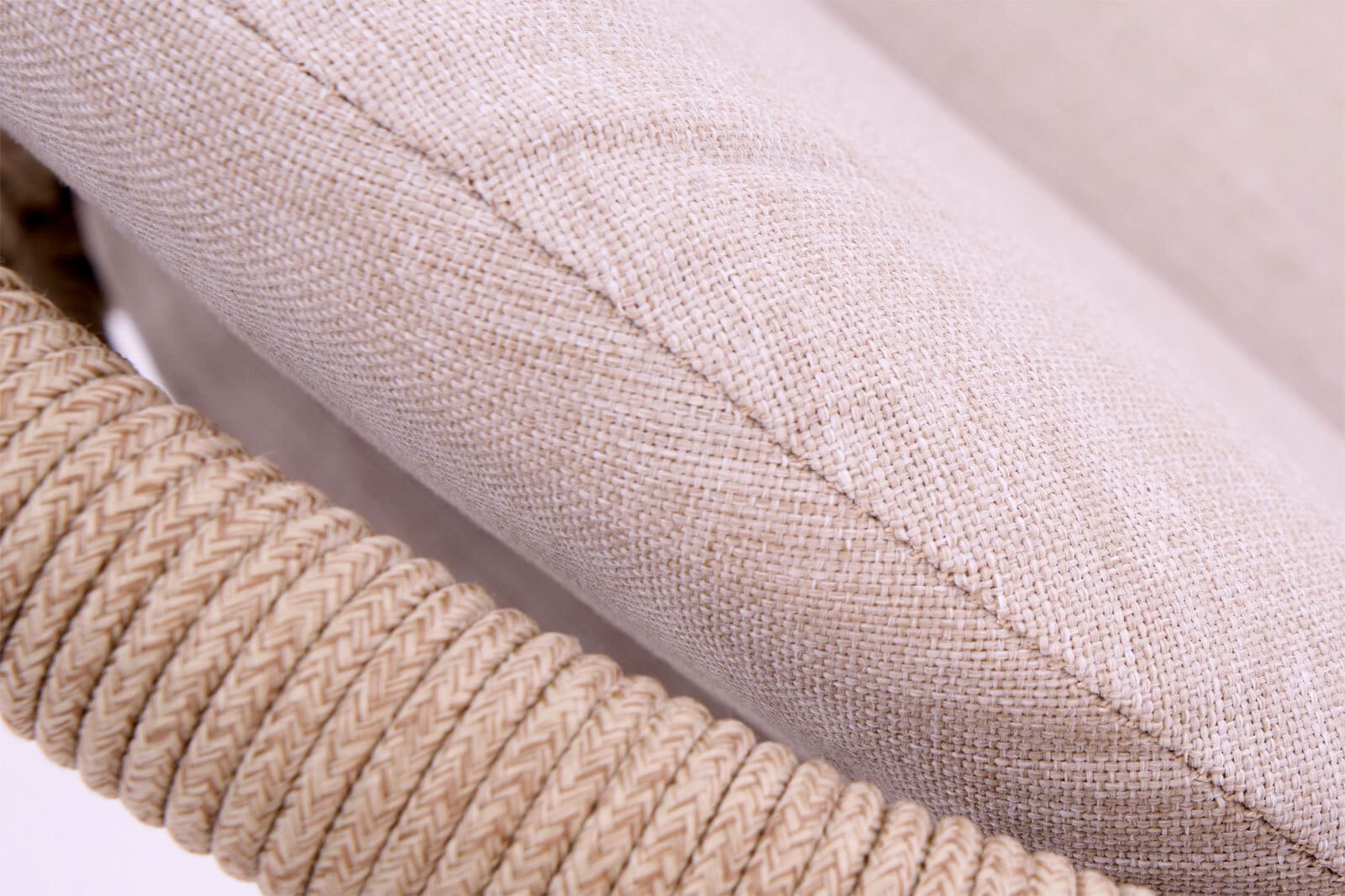 Garden FLAIR Gartenstuhl OLAF II schwarz /Rope beige