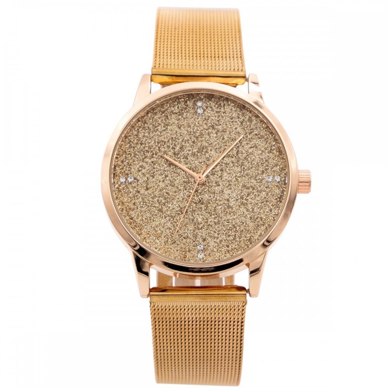 Coffret montre Femme GIORGIO bracelet Acier Rose Métal