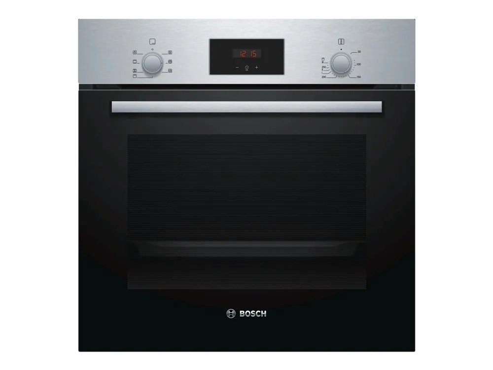 Bosch Serie | 2 HBF133BR0 - Ovn - til indbygning - niche - bredde: 56 cm - dybde: 55 cm - højde: 57.5 cm - med selv-rengøring - Klasse A - rustfrit stål