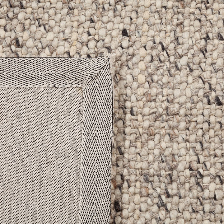Wollen vloerkleed - Lorraine Grijs/Creme | Warm