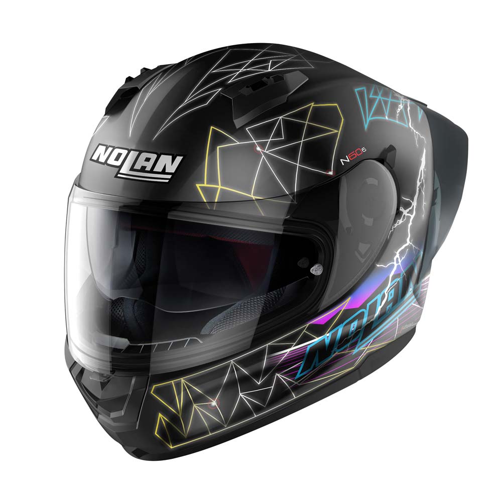 Nolan - Casque N60-6 Sport Raindance Noir / Multicolore / Mat