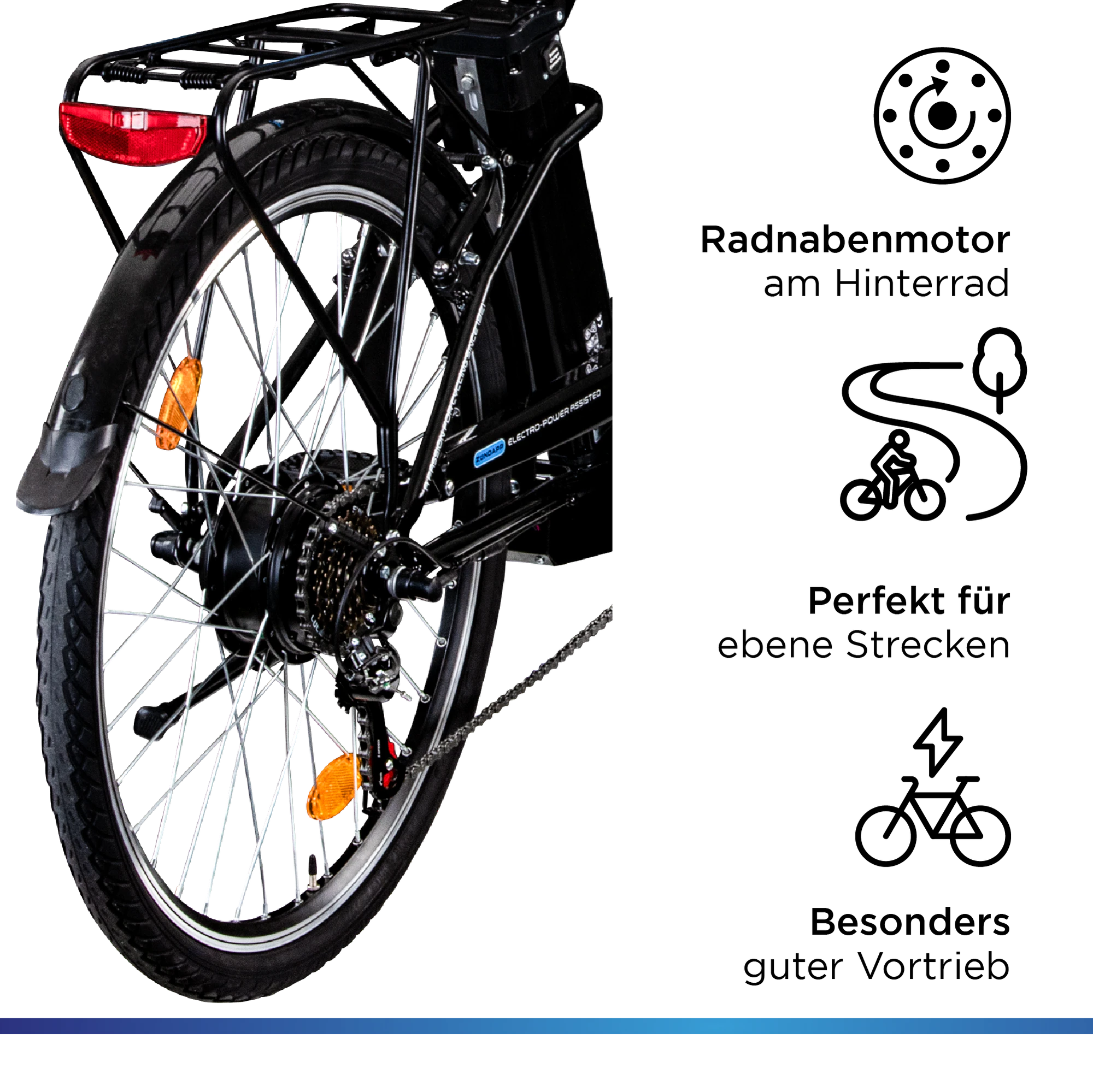 Zündapp Z500 26 Zoll E-Bike 150 - 185 cm Citybike Tiefeinsteiger
