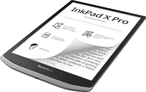 PocketBook InkPad X Pro - eBook læser - Android 8.1 (Oreo) - 32 GB - 10.3
