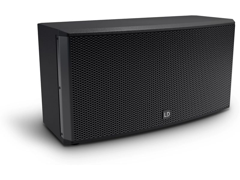 LD Systems Subwoofer CURV 500 SUB Kompakter Bassreflex-Subwoofer mit 10″-Treiber und geringer Bautiefe