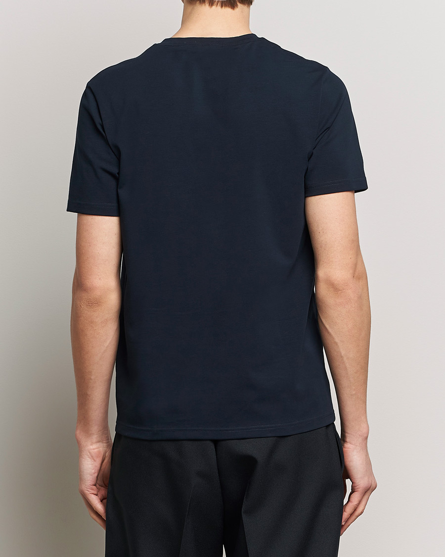 Filippa K Organic Cotton V-Neck T-Shirt Navy