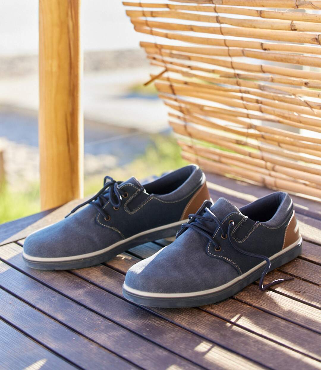 Mocassins Elastiqués en Toile