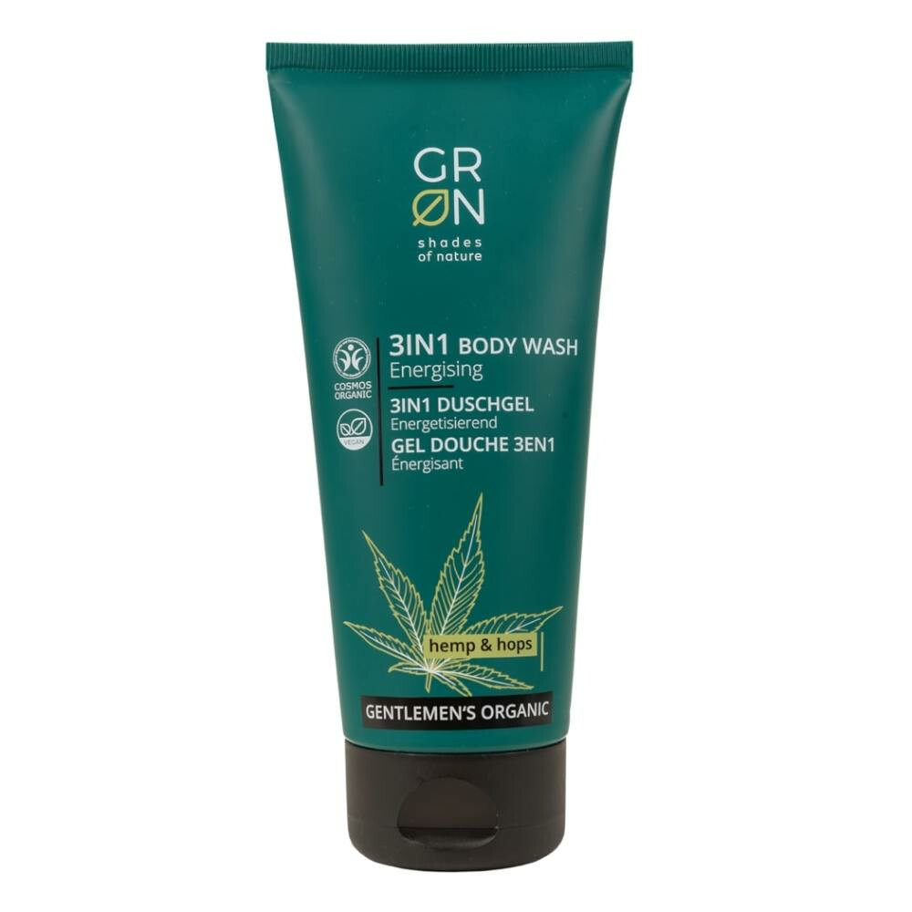 GRN Men 3 in 1 Douchegel Hemp & Homp200 ml
