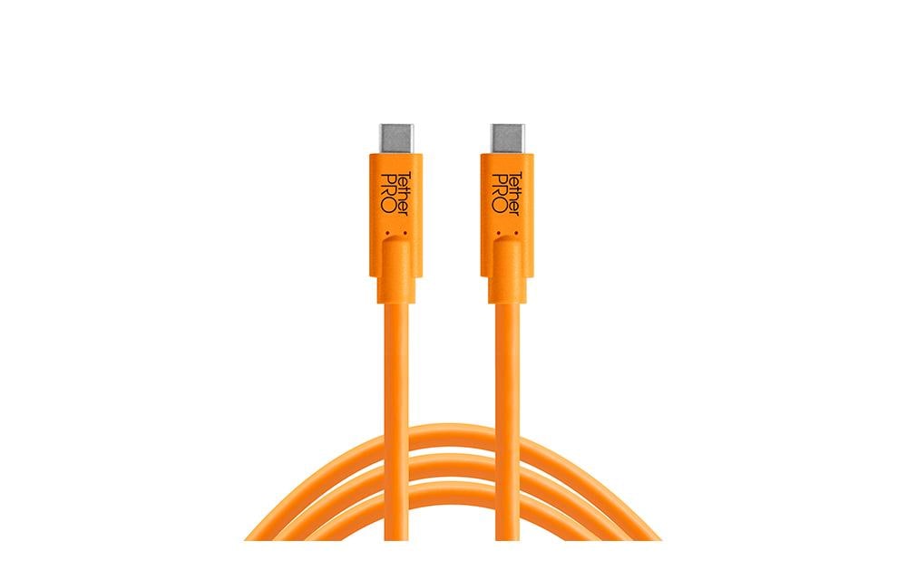 Kabel TetherPro USB-C to USB-C, 1 m OrangeOptimierte Verbindung von Ihrem USB-C-Computer zur USB-C-Kamera