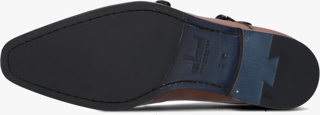 cognac van bommel nette schoenen sbm-30020 raffia