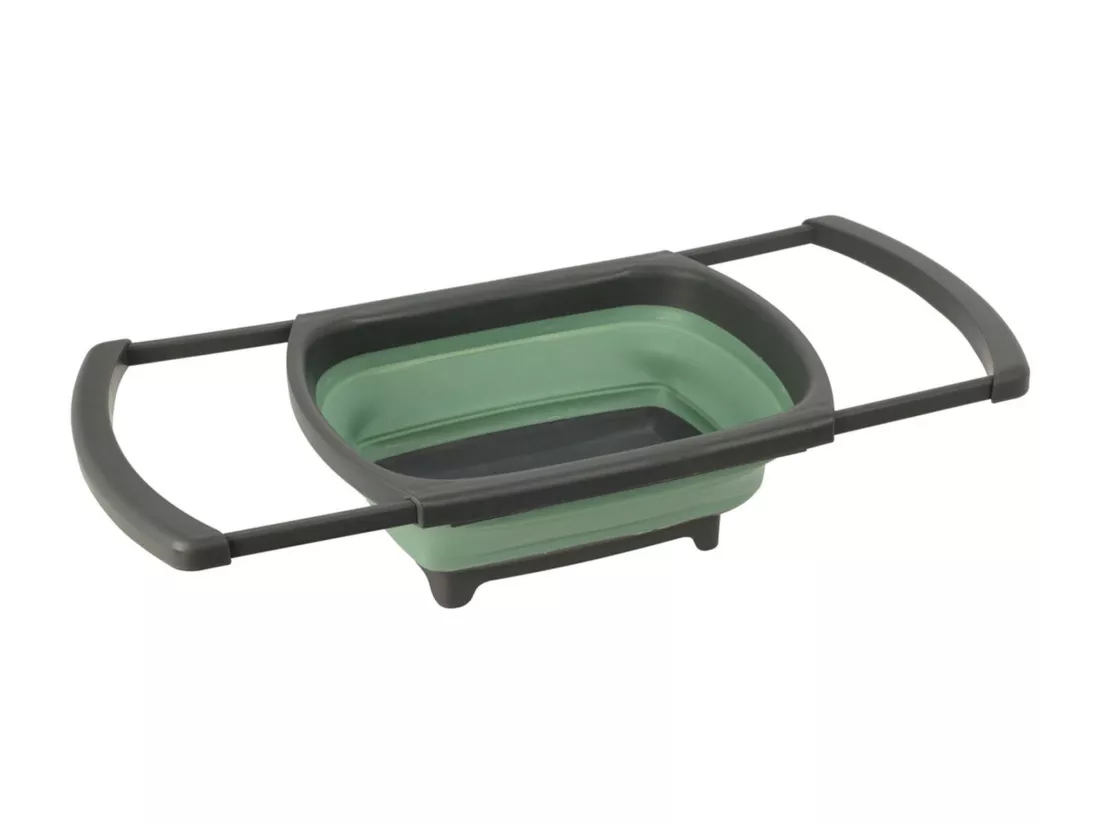 Panier pliable pour lave-vaisselle Well Home, vert et gris