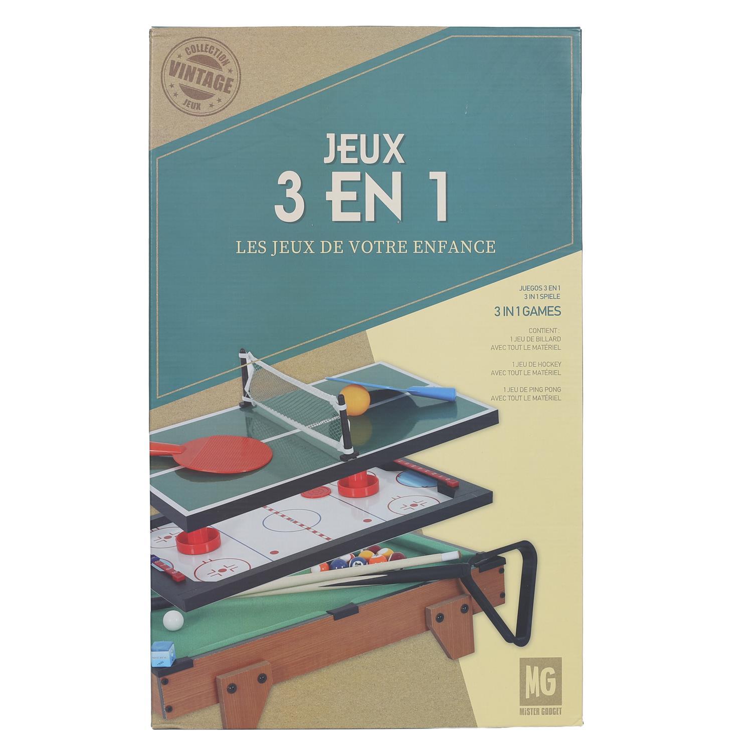 TABLE JEU 3 EN 1