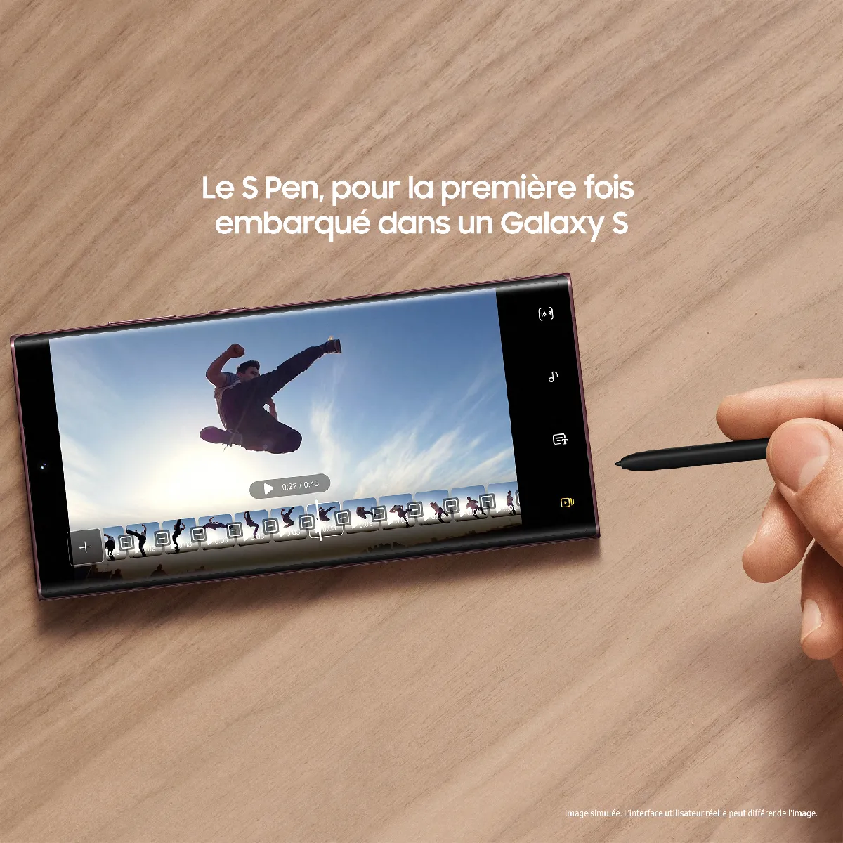 Samsung Galaxy S22 Ultra - Blanc