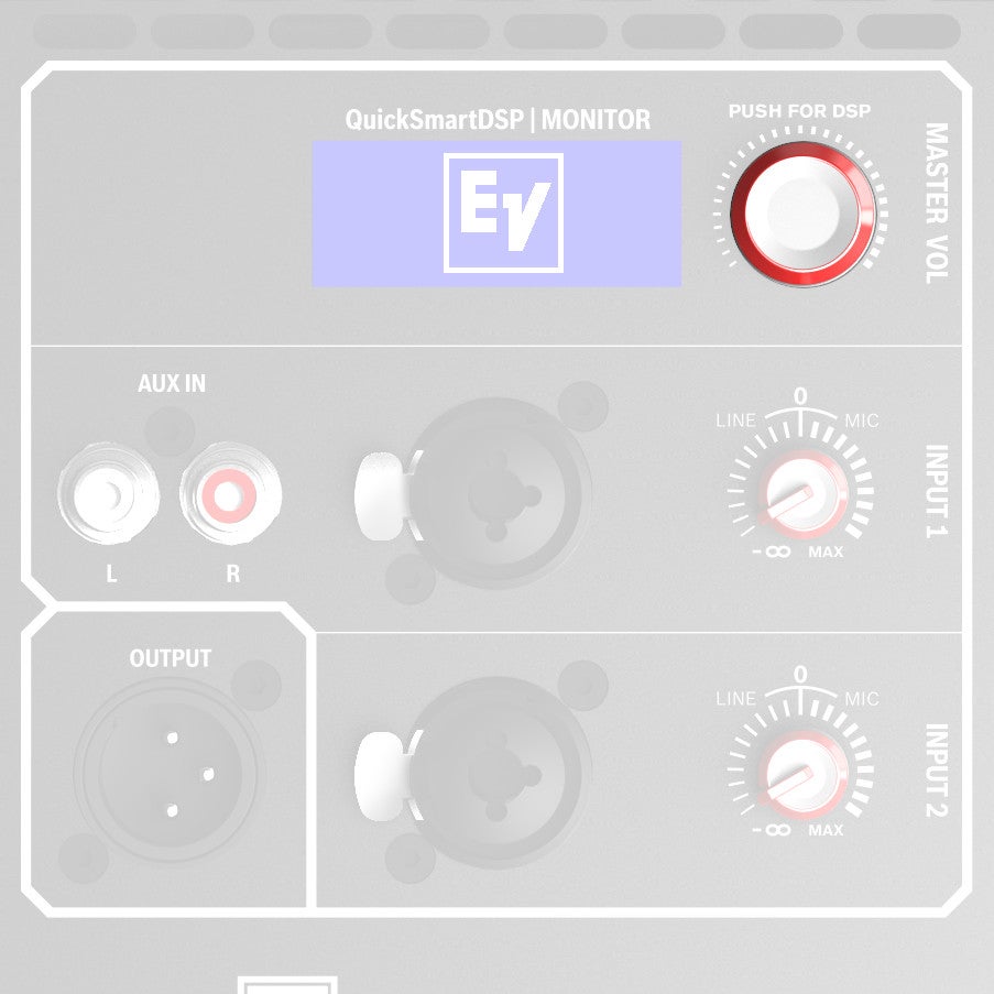 Electro-Voice Master Volume-knop voor ELX200-10P
