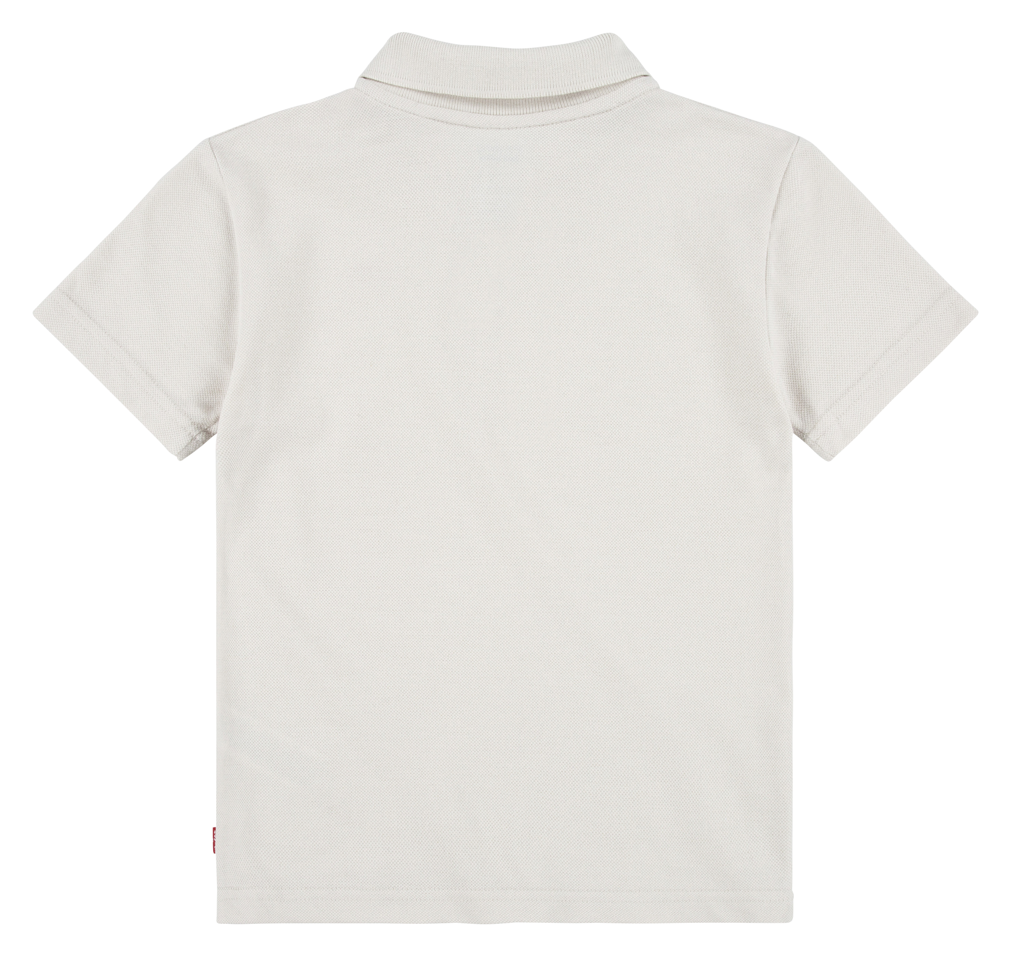 Polo fit col classique en coton mélangé | Beige
