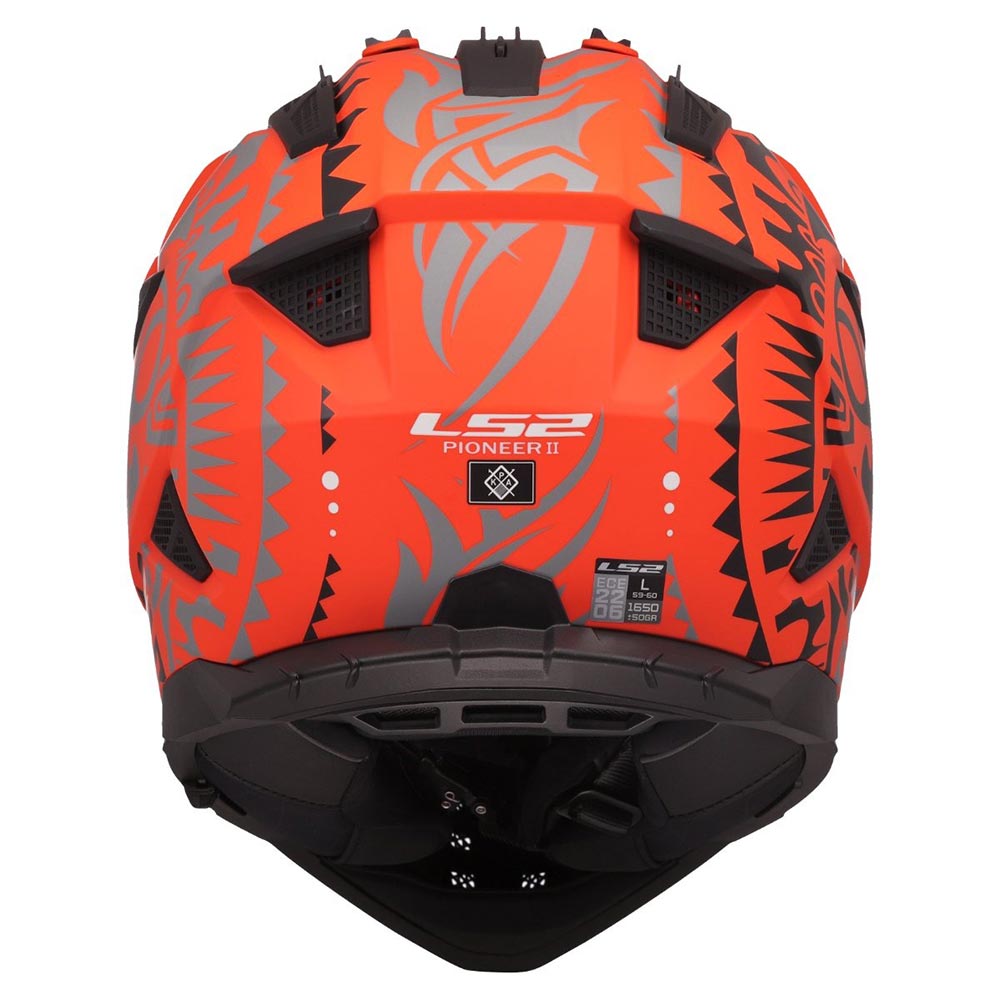 LS2 - Casque MX702 Pioneer II Rangi Gris / Jaune fluo / Noir / Brillant